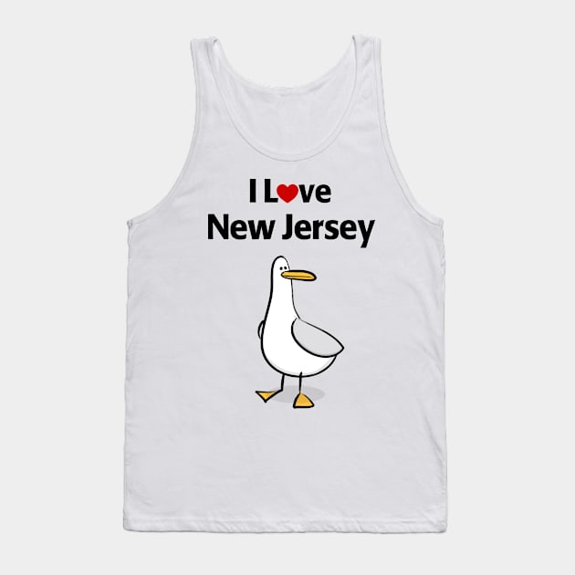 I Love New Jersey Tank Top by MonkeyTshirts